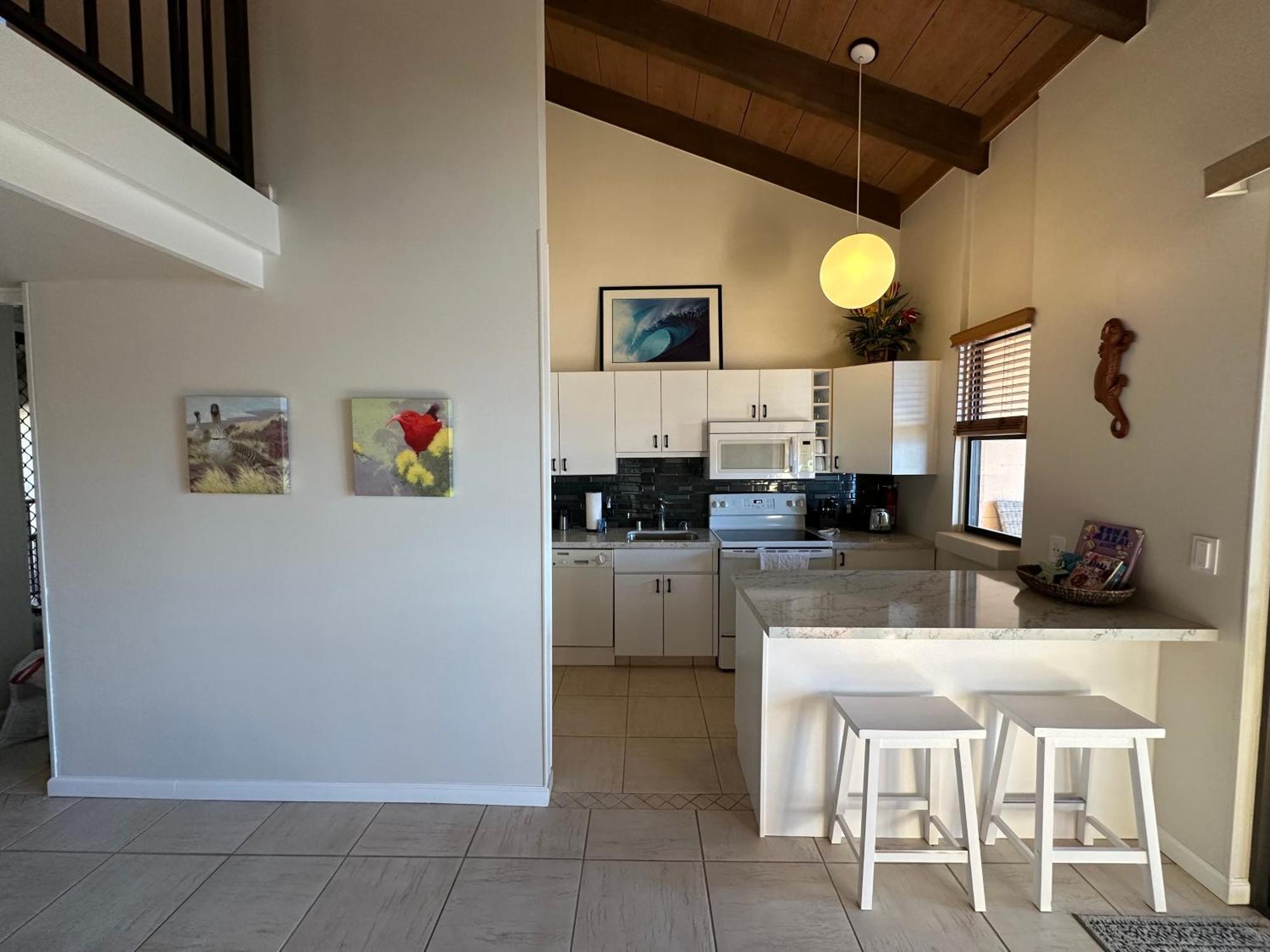 Oceanfront Penthouse With Loft Apartment Kailua-Kona Bagian luar foto